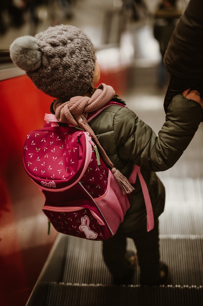 Kindergartenrucksack - Was ist wichtig? Was muss hinein?Scooli Rolltreppe